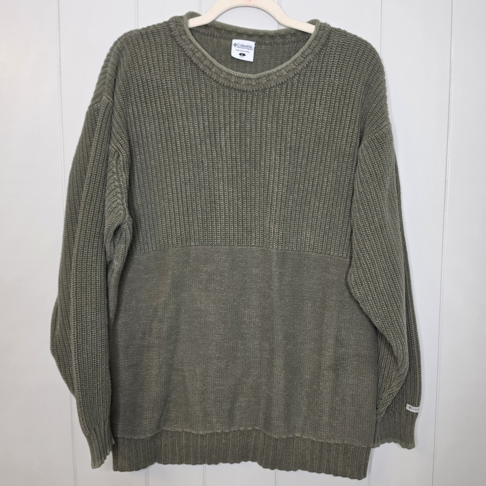Columbia Sportswear Company Sweater Men's Size Large Hunter Green